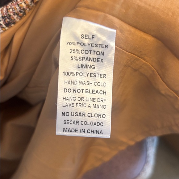 Easel Multicolor Tweed Jacket - Picture 6 of 7